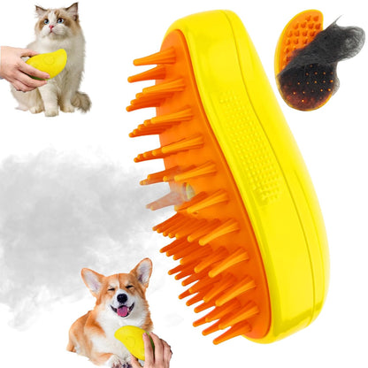 Zakdavi Patented Exclusive Rechargeable Steam Pet Brush