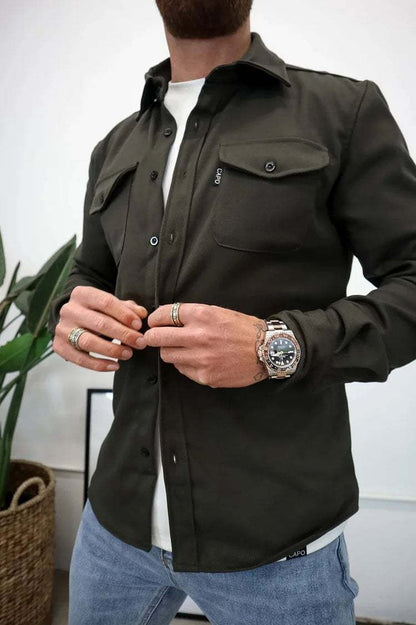 ZLIMPTY – Button Down Shirt Jacket